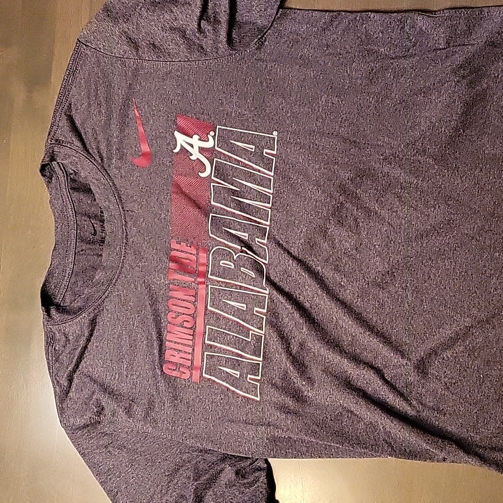 Nike dri-fit Alabama tee-shirt small grey